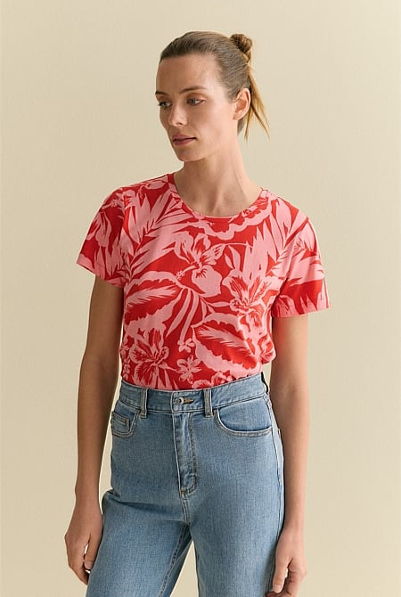 Australian Cotton Hibiscus T-shirt