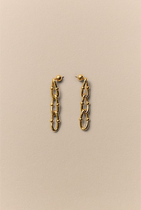 Signature Link Earrings