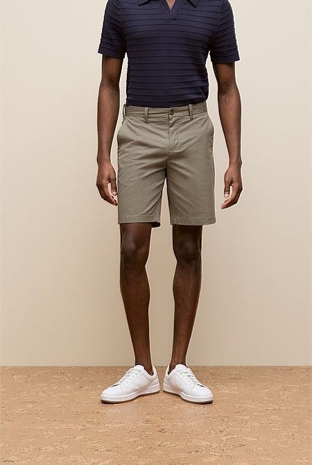 Stretch Cotton Chino Short
