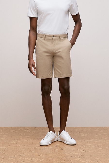 Stretch Cotton Chino Short