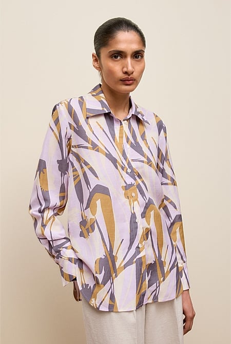 Shadow Leaf Relaxed Shirt