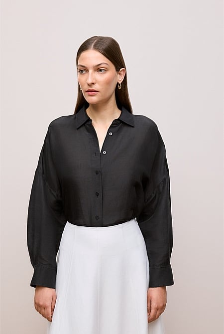 Linen Silk Resort Shirt
