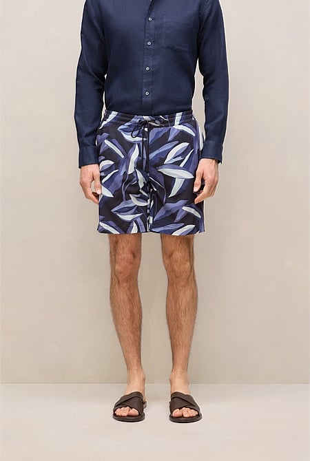 Painted Leaf Swim Short