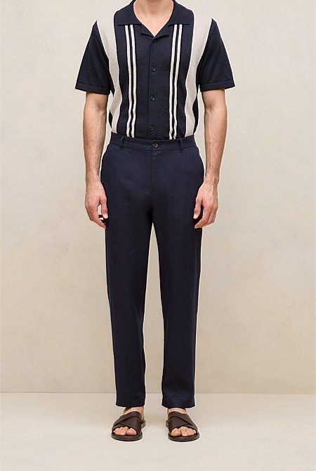 Linen Tailored Relaxed Pant