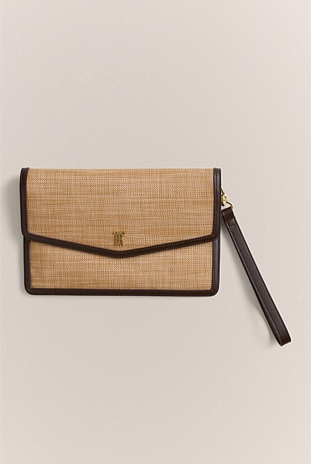 Hepburn Woven Clutch