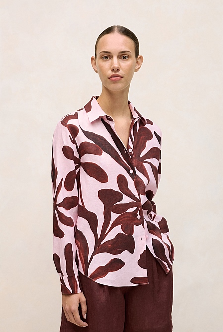 Wakame Linen Long Sleeve Shirt