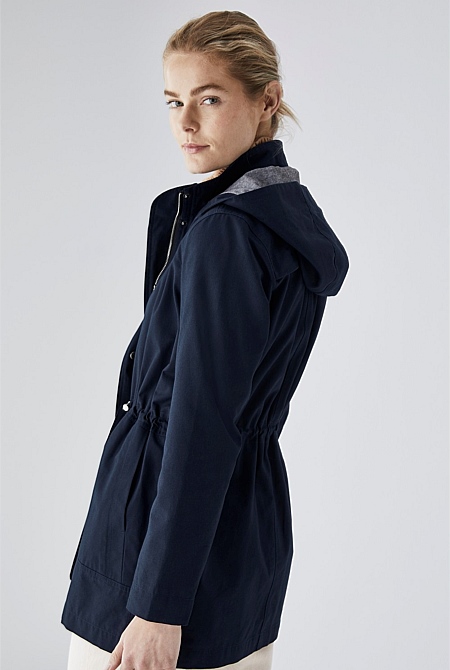 Cotton Pocket Detail Anorak