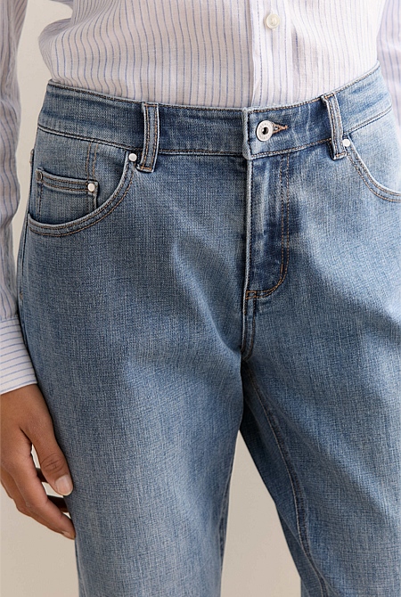 Australian Cotton Blend Boyfriend Jean