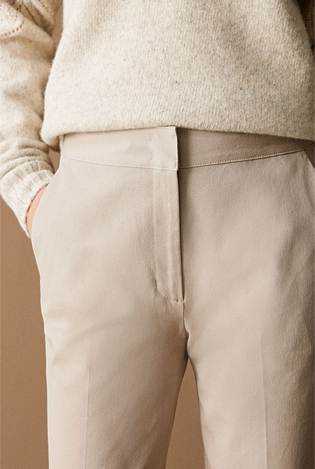 Cotton Blend Bi-Stretch Pant