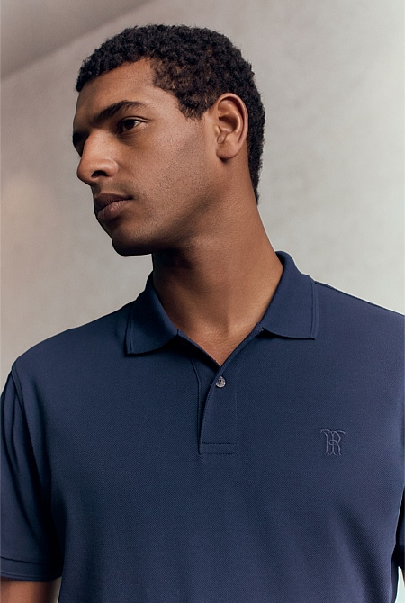 Classic Pique Monogram Polo