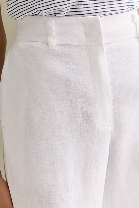 Linen Wide Leg Pant