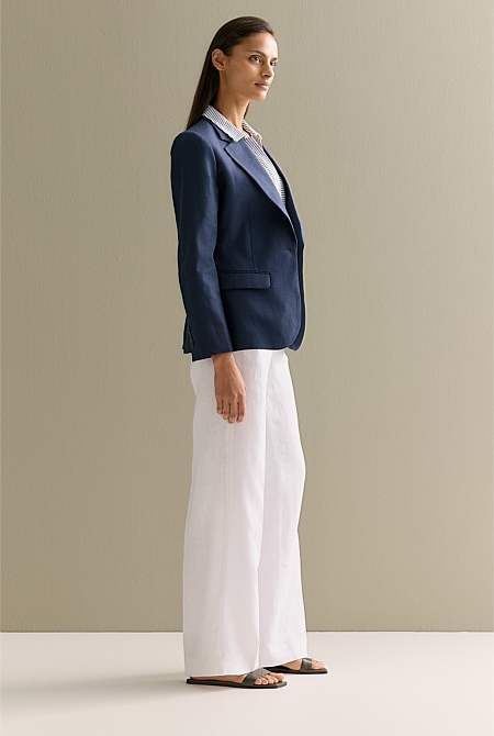 Linen Wide Leg Pant