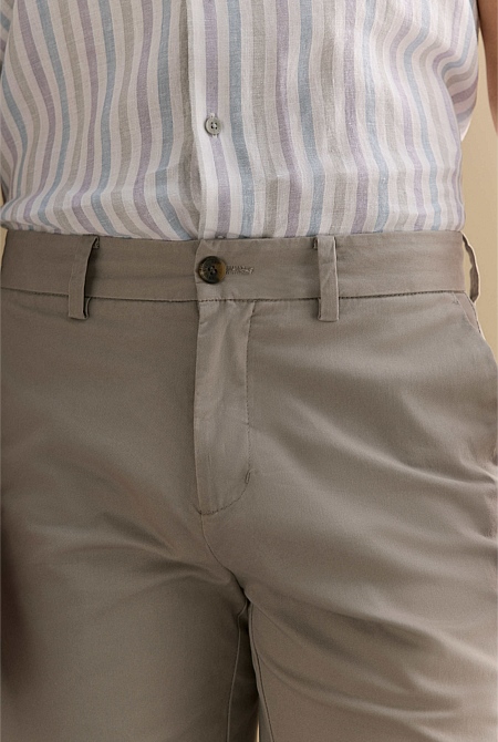 Cotton Twill Chino Short