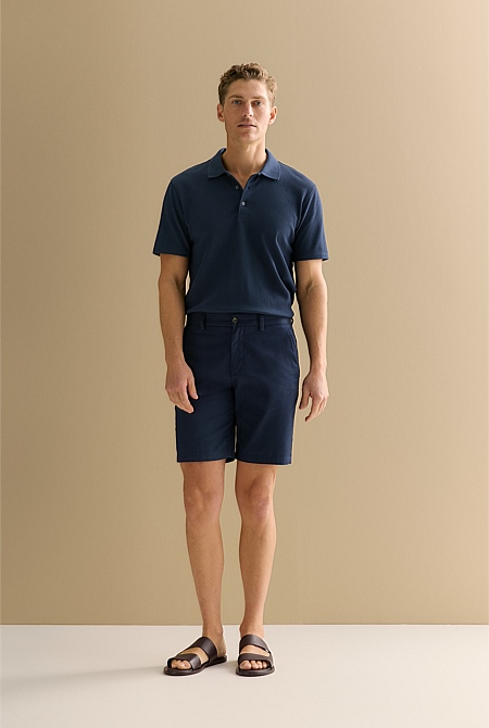 Cotton Jacquard Polo