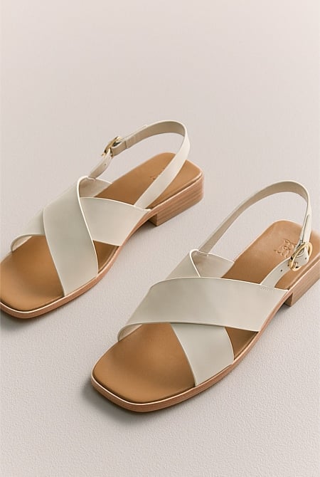 Ingrid Cross Strap Sandal