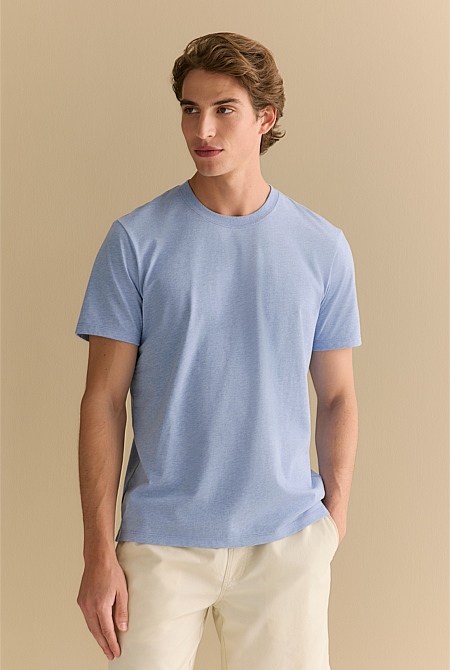 Organically Grown Cotton Marle Crew T-shirt