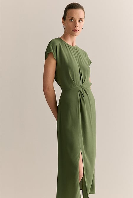 Asymmetric Hem Dress