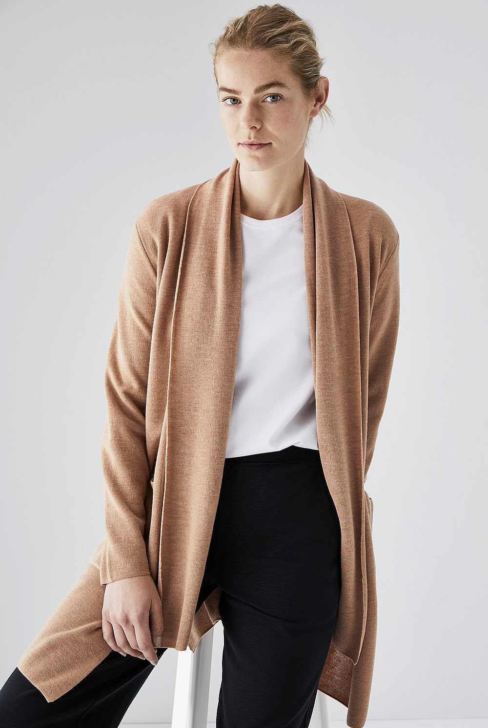 Merino Milano Longline Cardigan