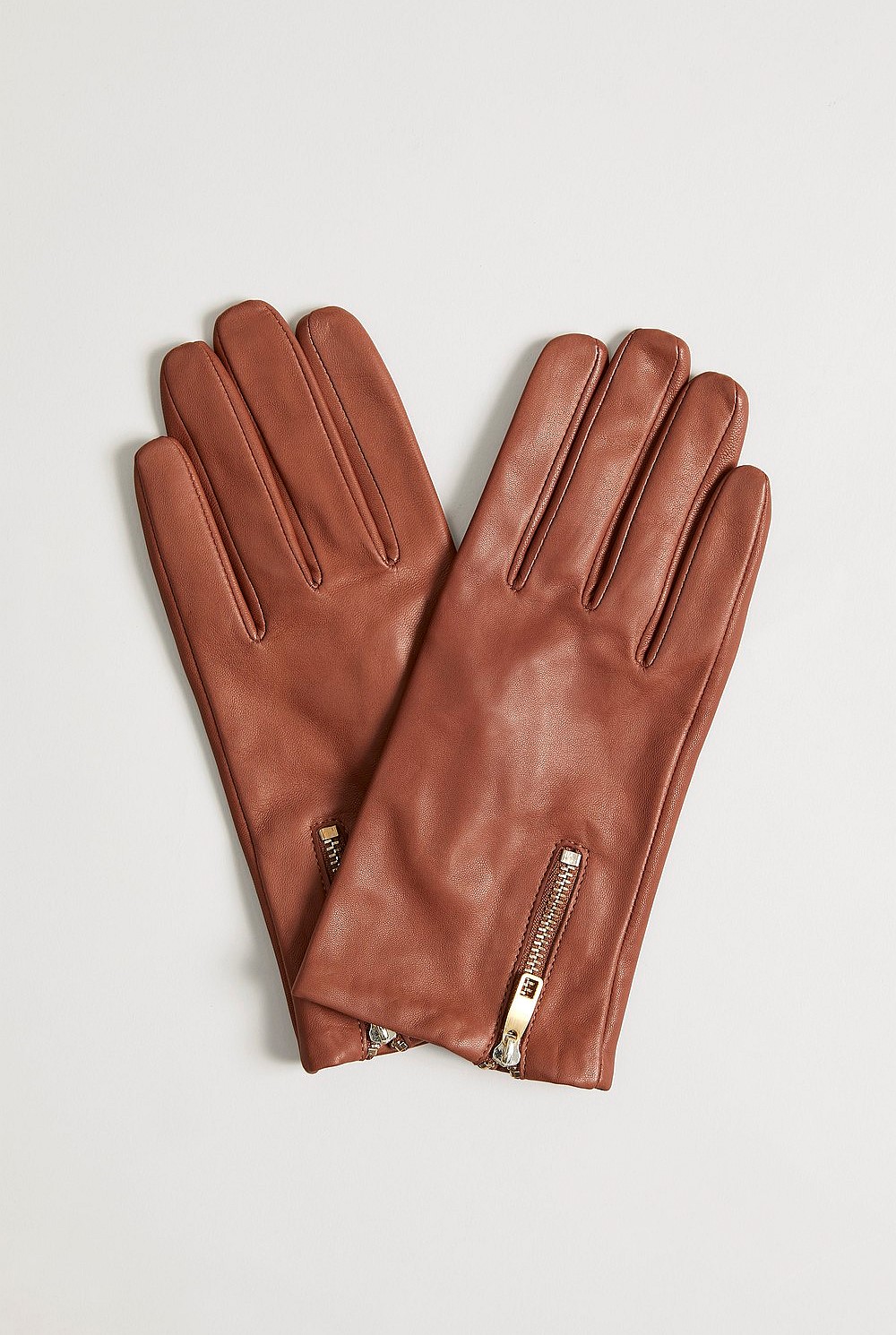 Leather Short Zip Glove