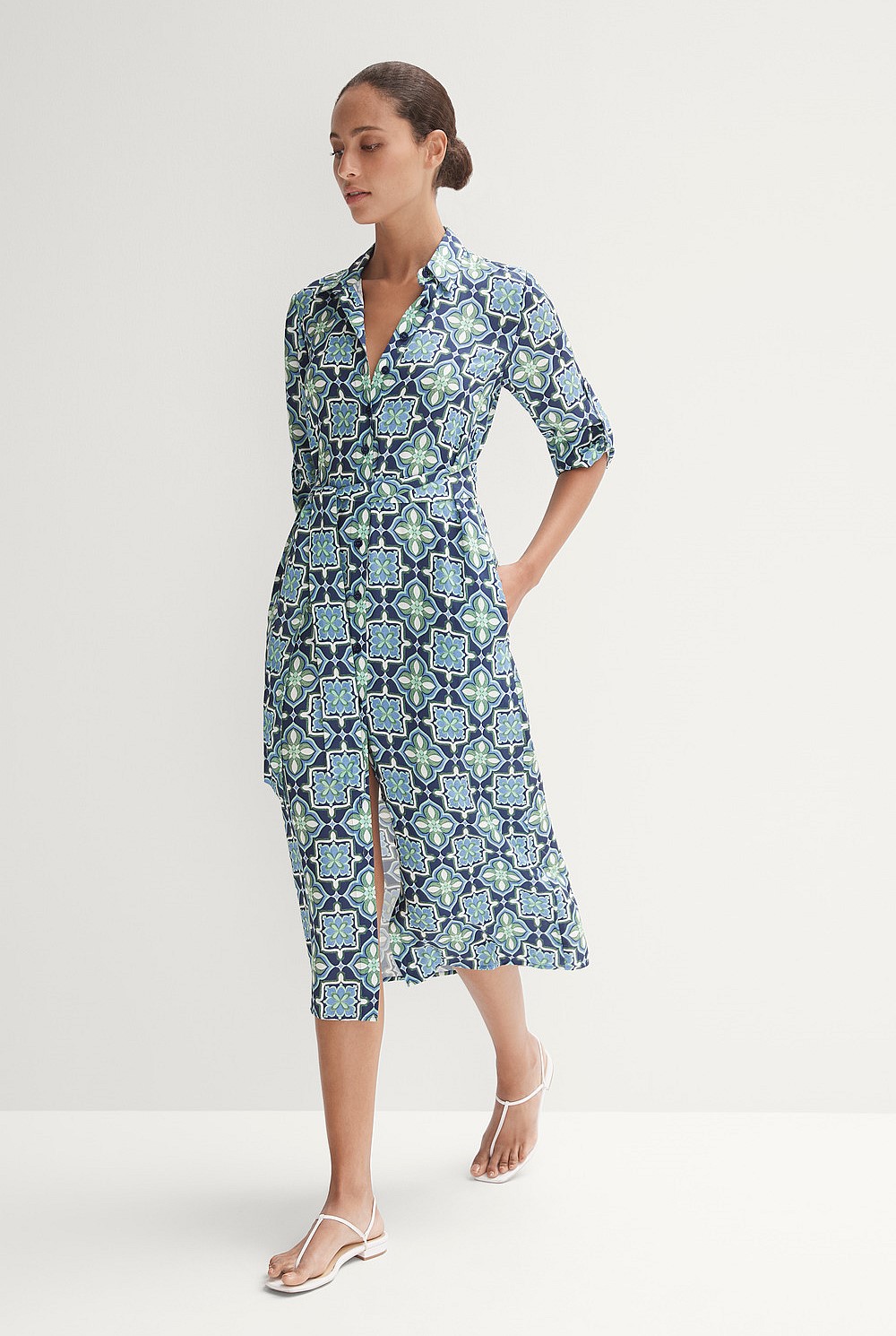 Modal Mosaic Tile Dress