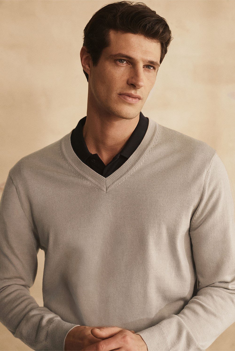 Merino V Neck Knit