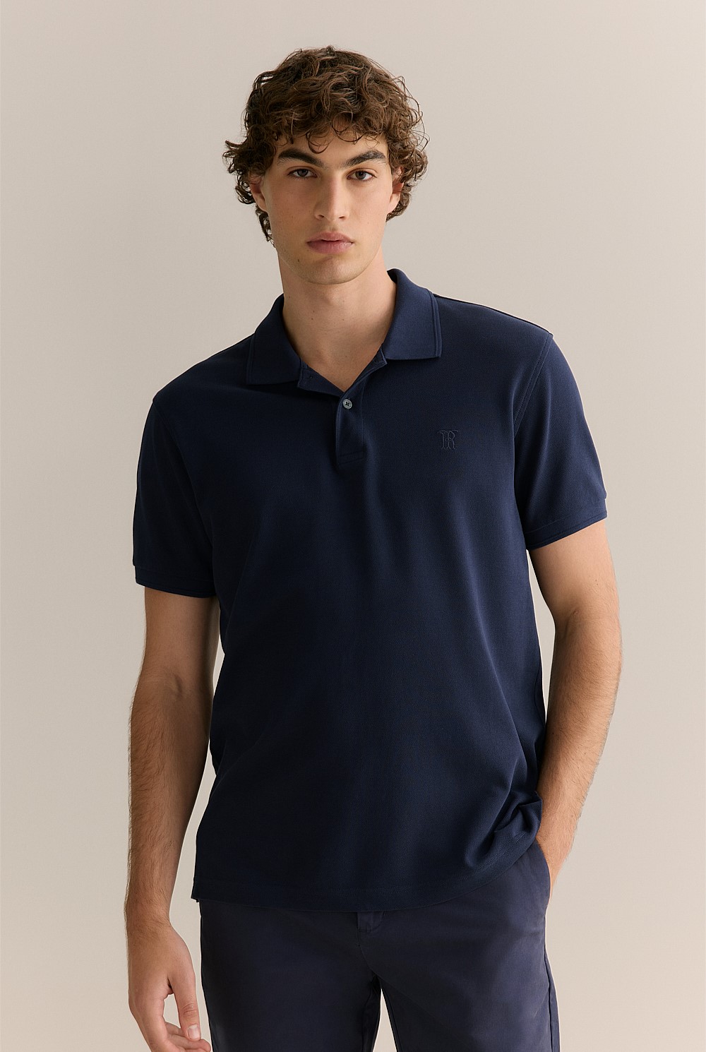 Classic Pique Monogram Polo