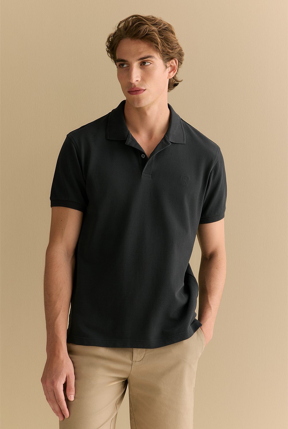 Classic Pique Monogram Polo