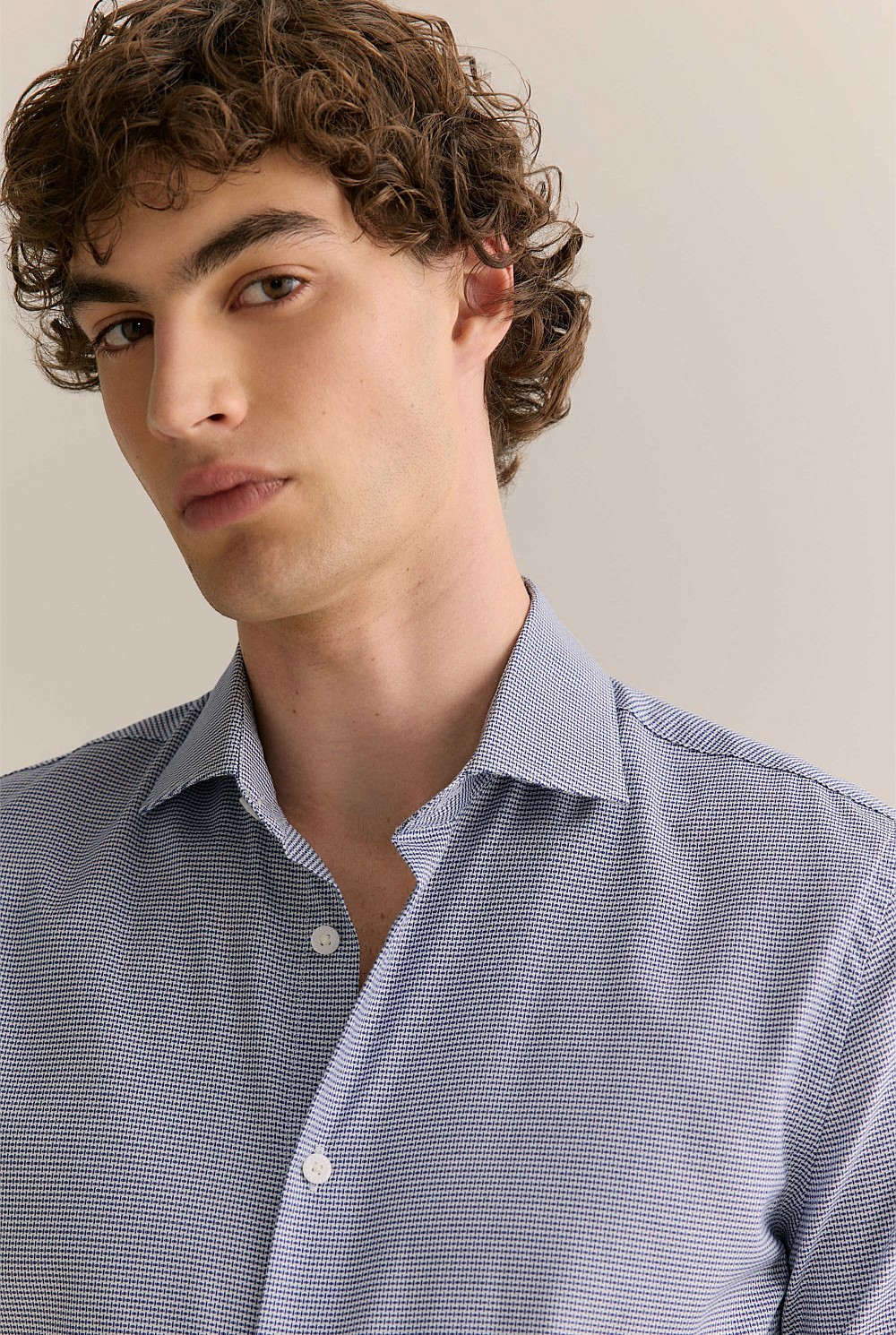 Tailored Fit Cotton Career Shirt