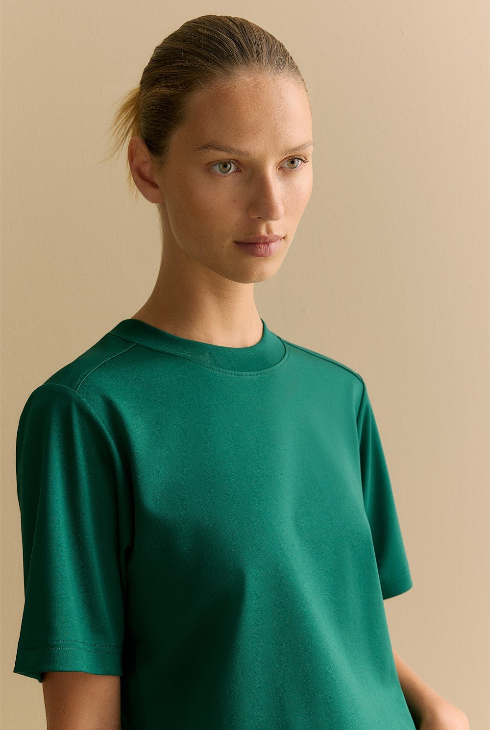 Cotton Modal Interlock T-shirt