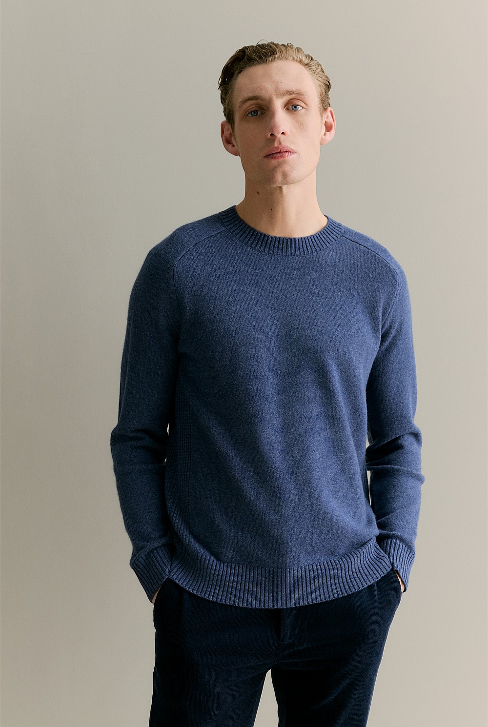Merino Melange Crew