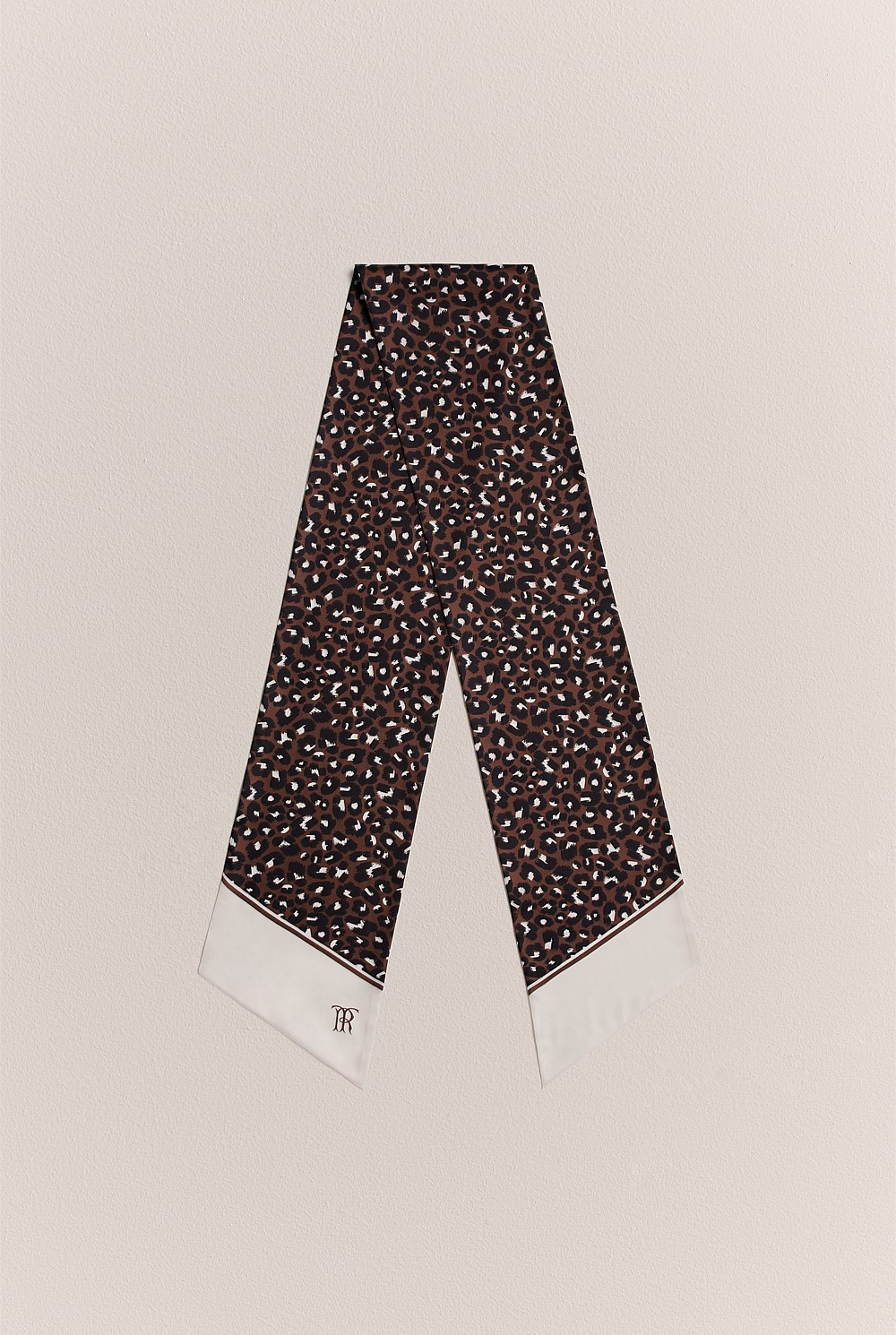 Silk Leopard Scarf