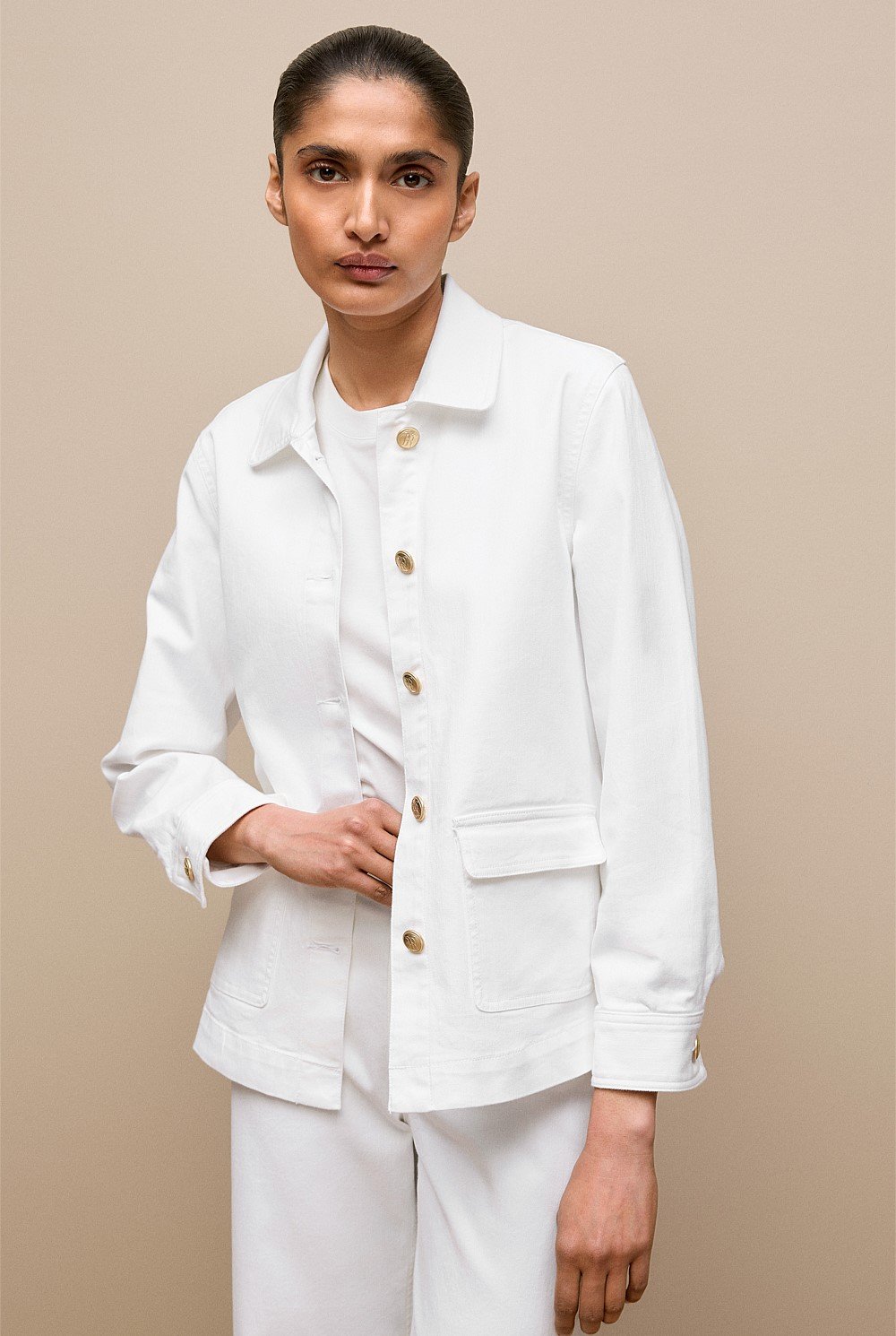 Pocket Detail Denim Jacket