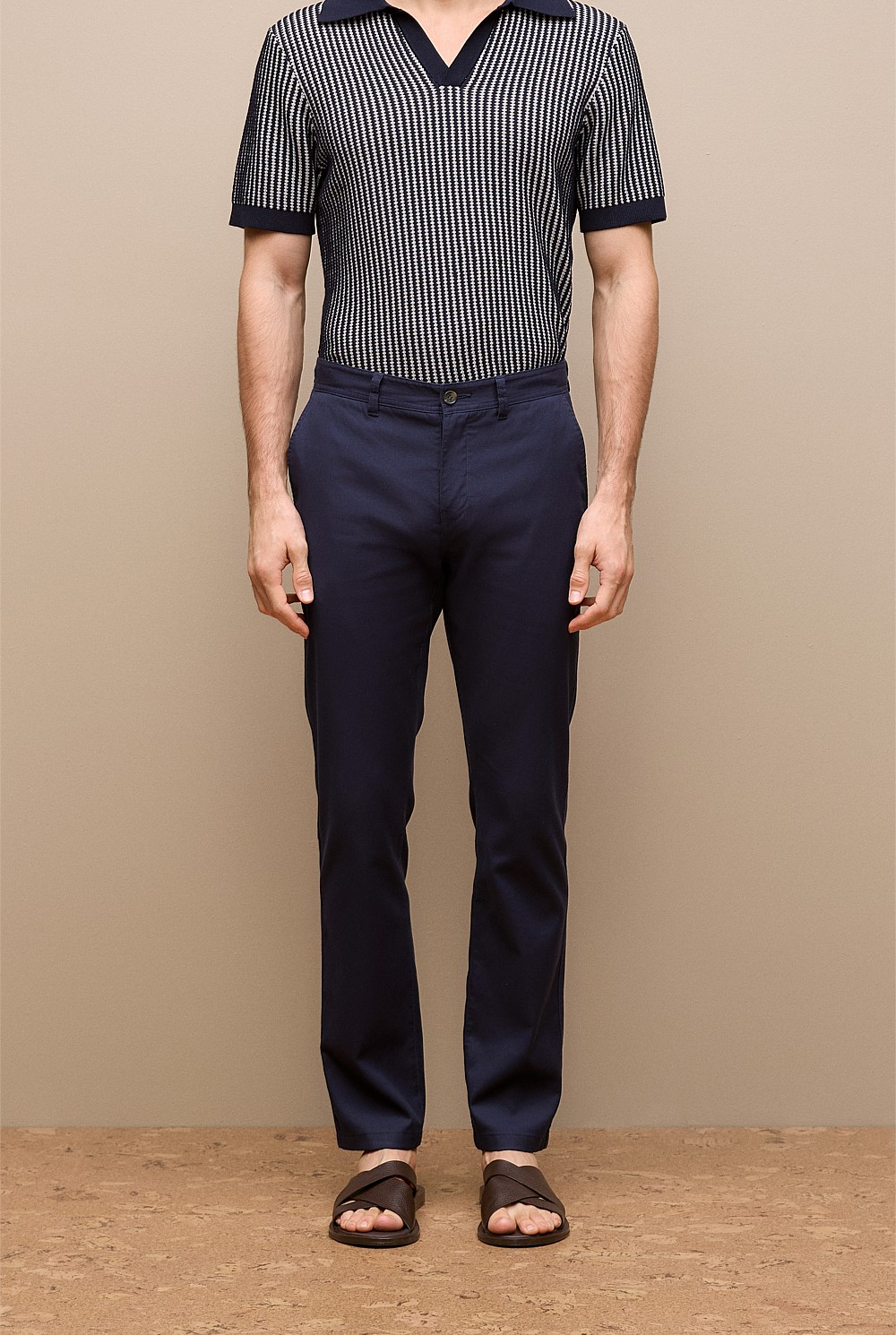 Tailored Fit Dobby Twill Pant
