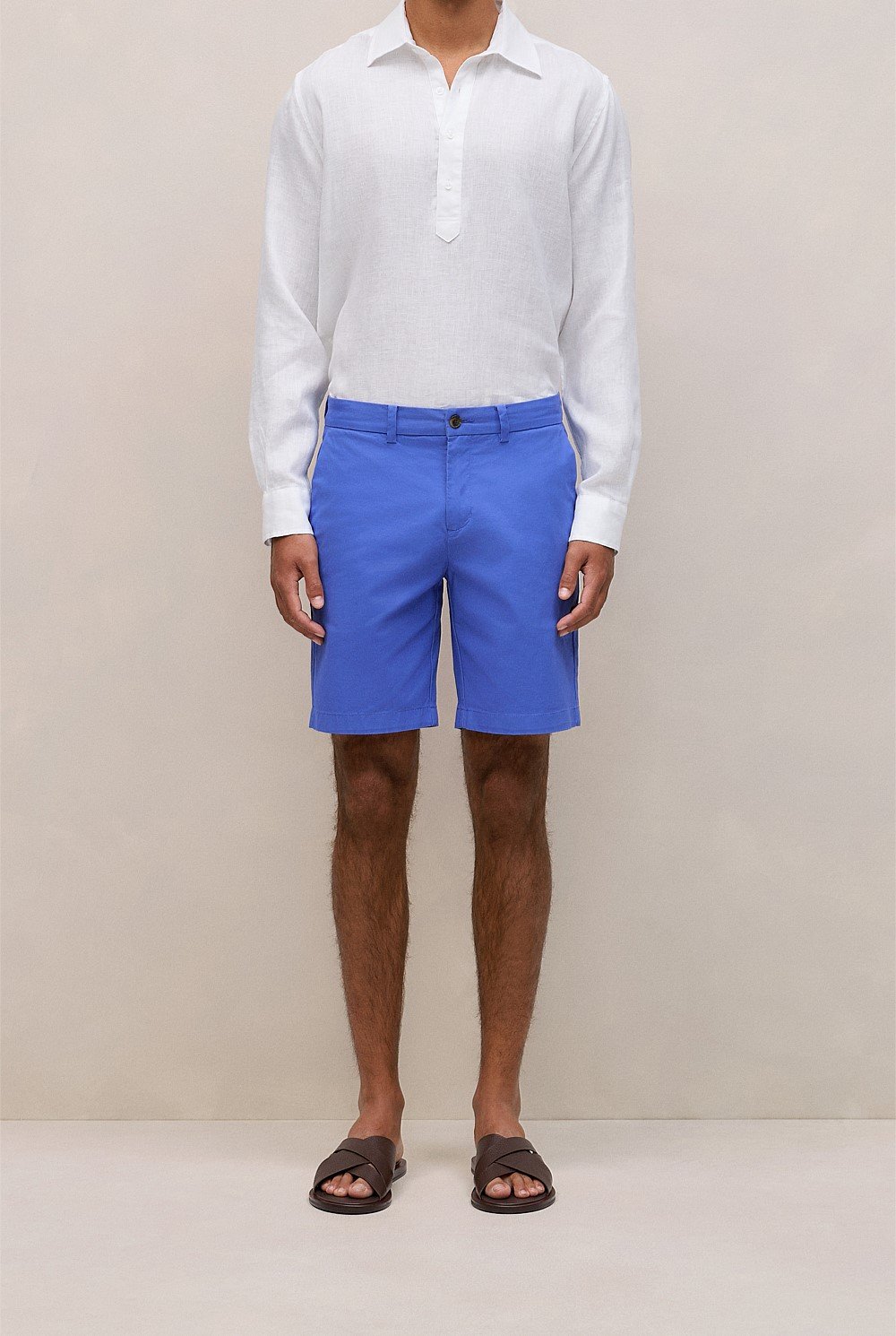 Cotton Twill Chino Short