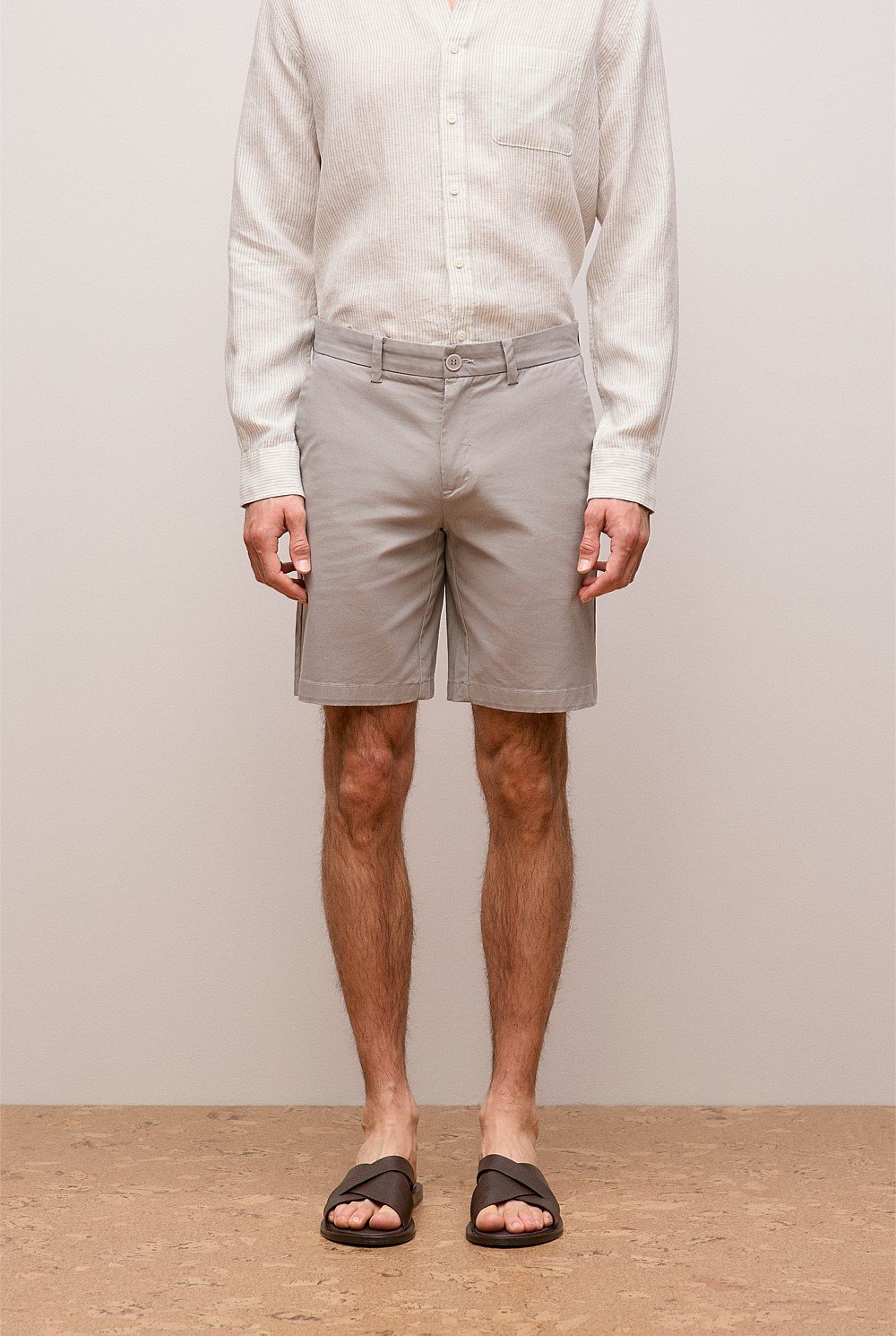 Cotton Twill Chino Short