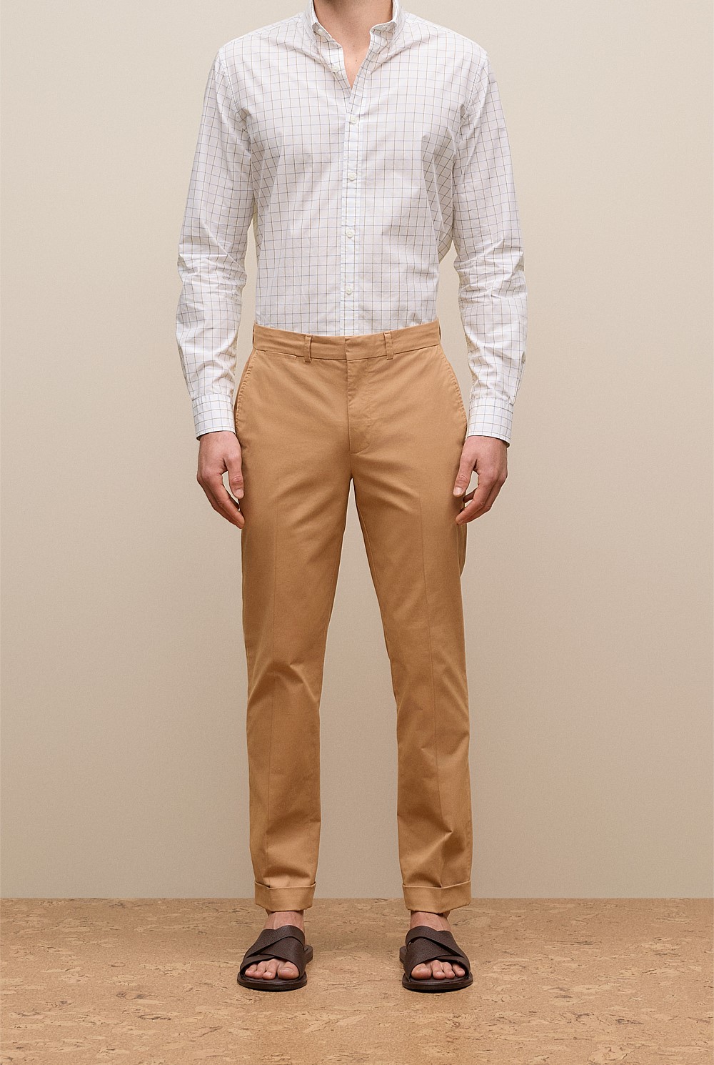 Tailored Cuff Detail Pant