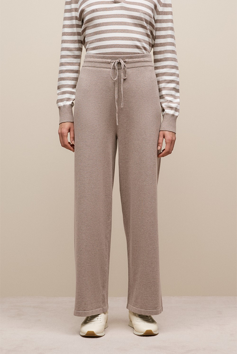 Cotton Cashmere Knit Pant