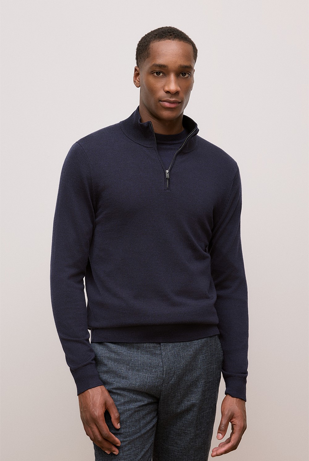 Merino Half Zip