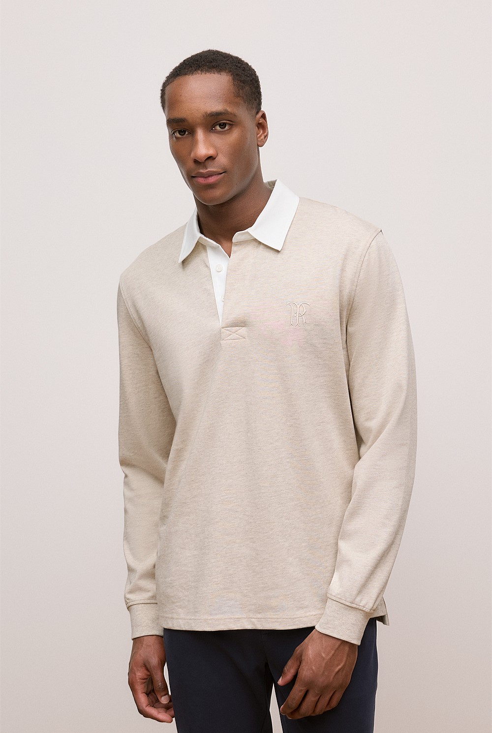 Jersey Cotton Monogram Rugby