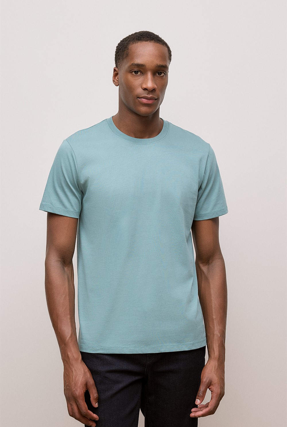 Cotton Jersey Crew T-shirt