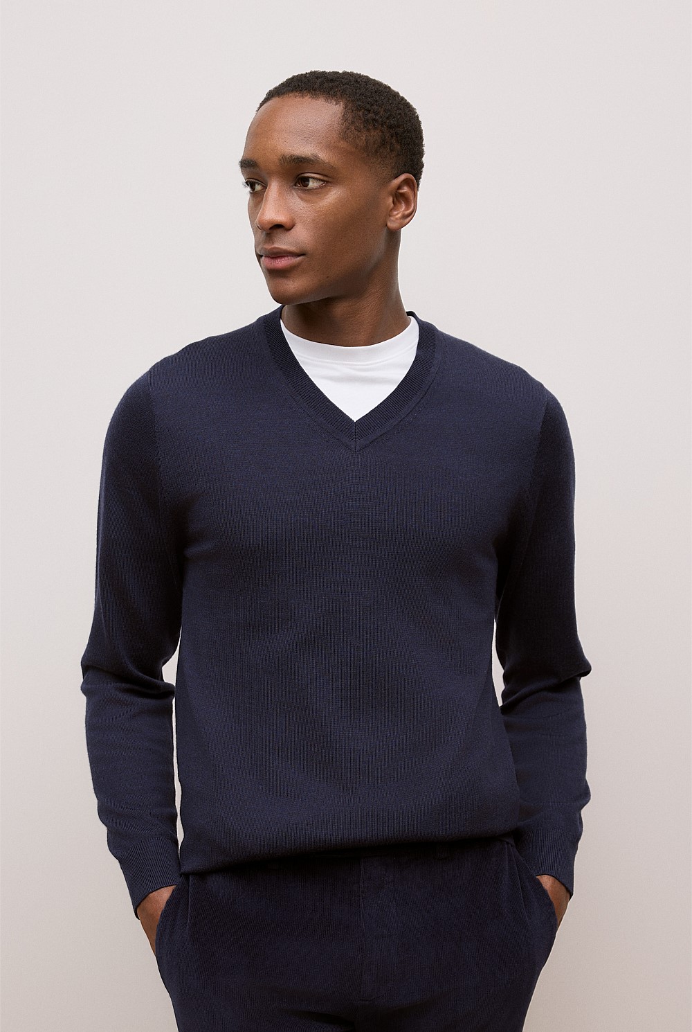 Merino V Neck