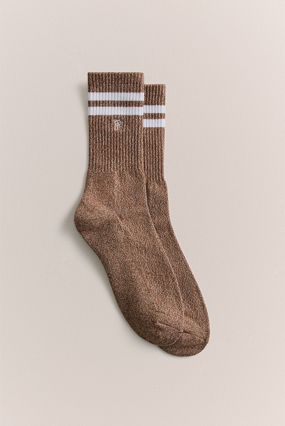 Monogram Rib Sport Sock