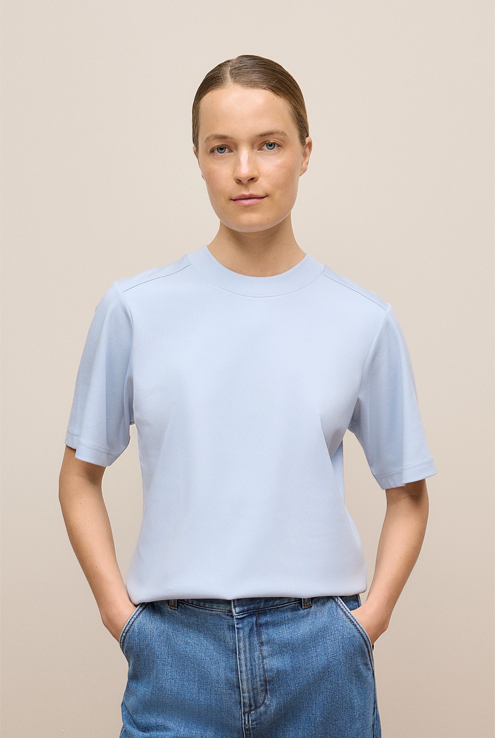 Cotton Modal Interlock T-shirt