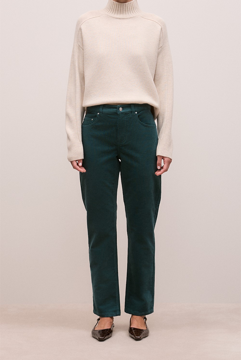 Cord Five Pocket Boyfriend Pant