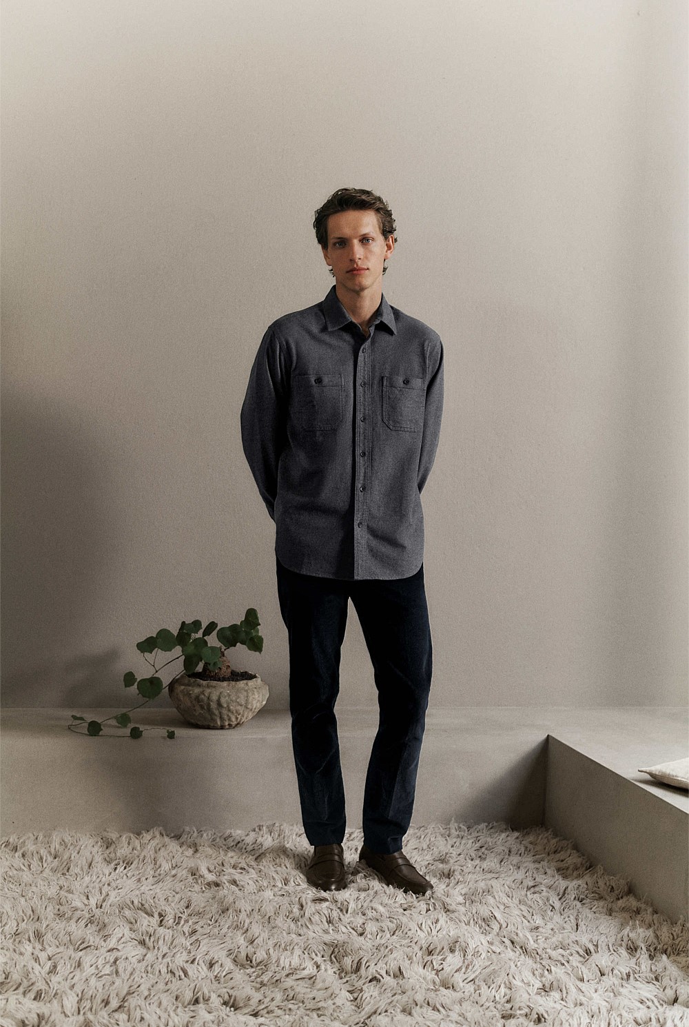 Brushed Cotton Overshirt