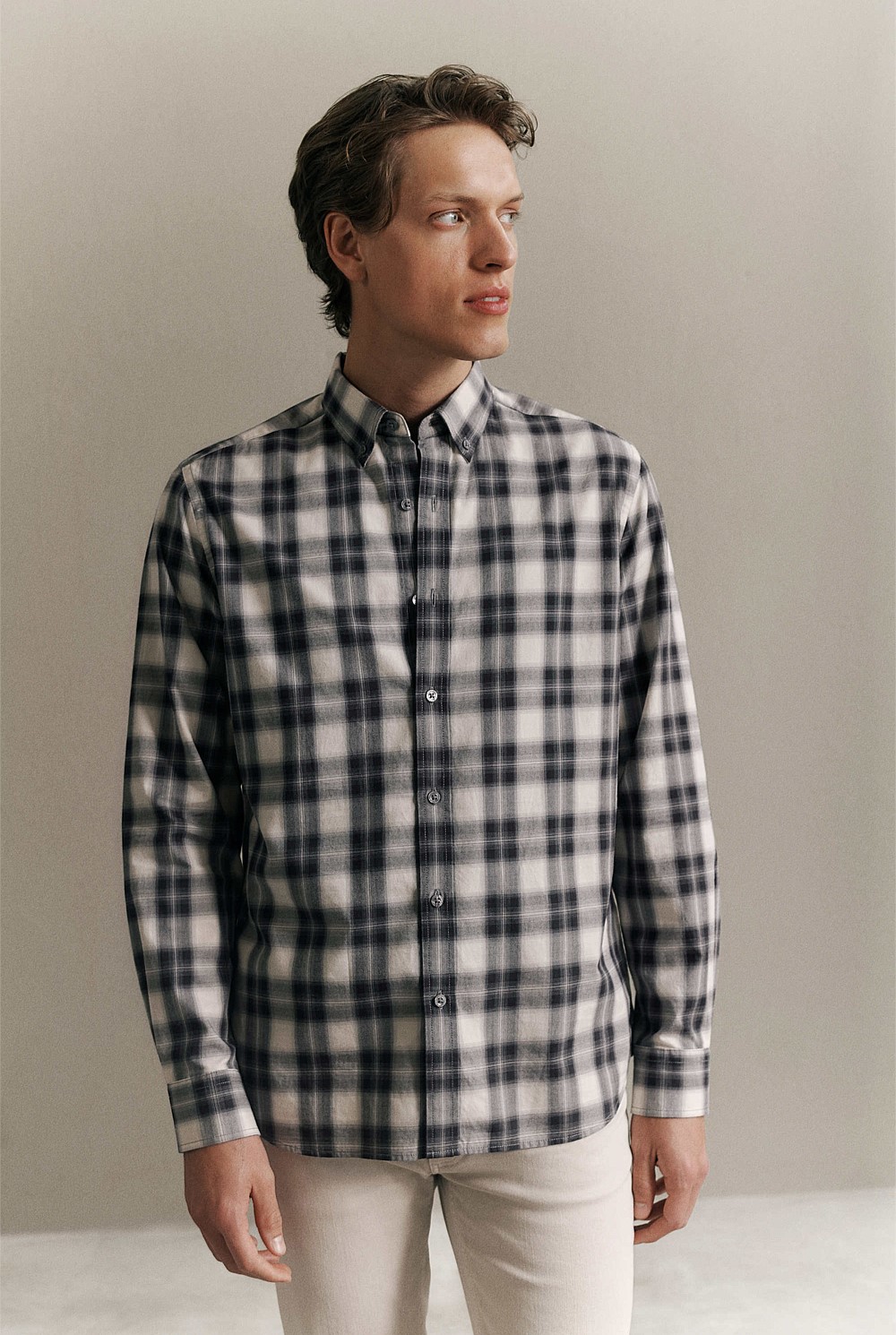 Ombre Check Shirt