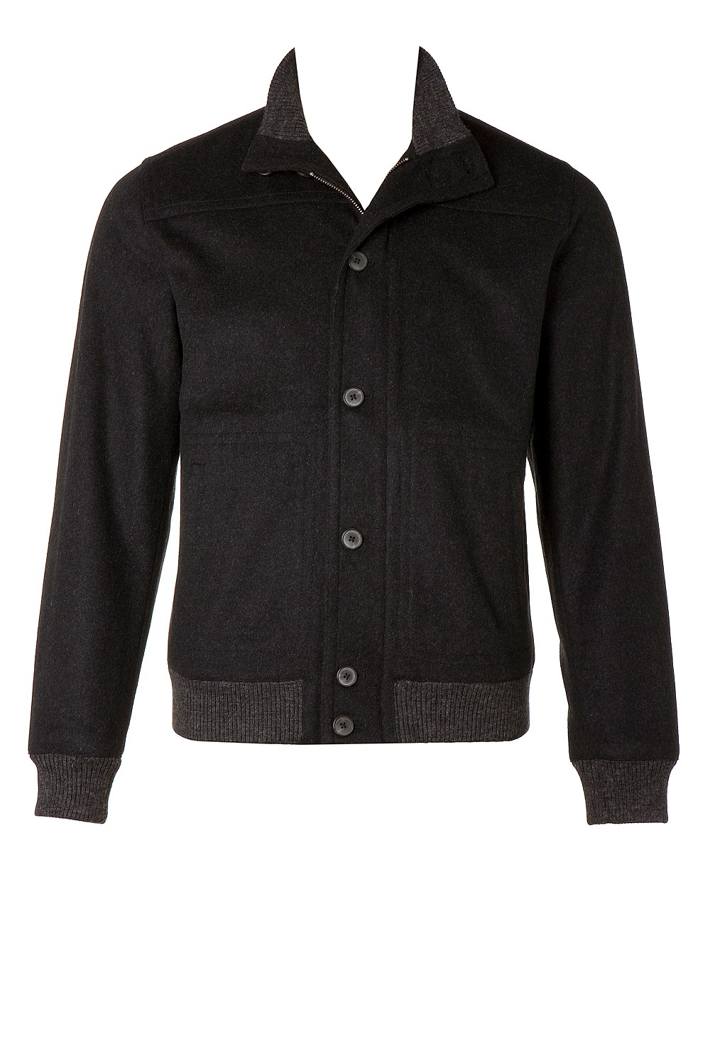 Rib Trim Jacket