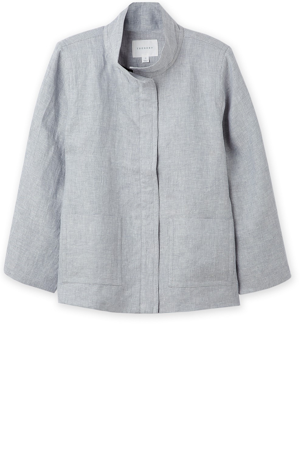 Sporty Yarn Dyed Linen Jacket