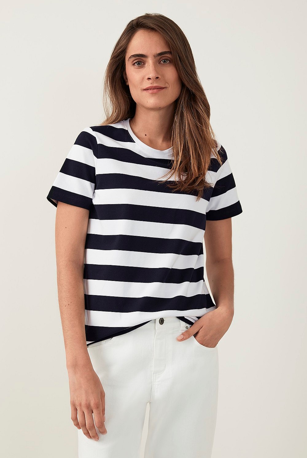 Organic Cotton Striped T-Shirt