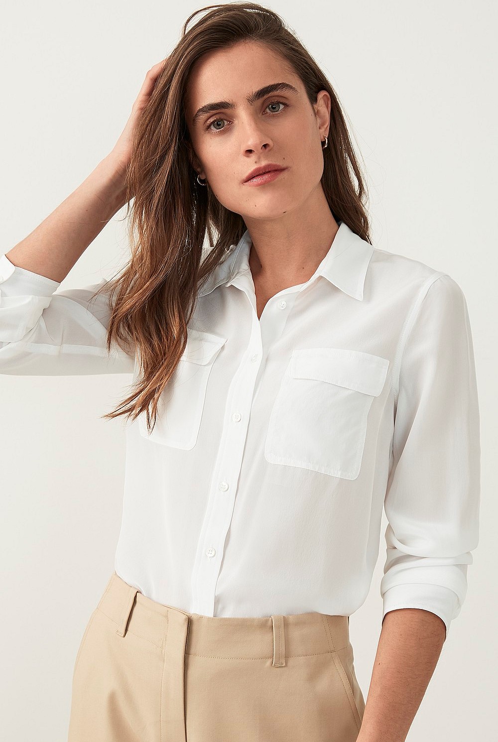 Silk Utility Shirt